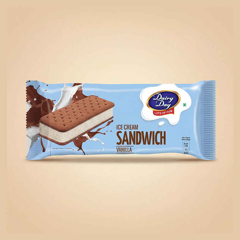 Dairy Day Vanilla Ice Cream Sandwich