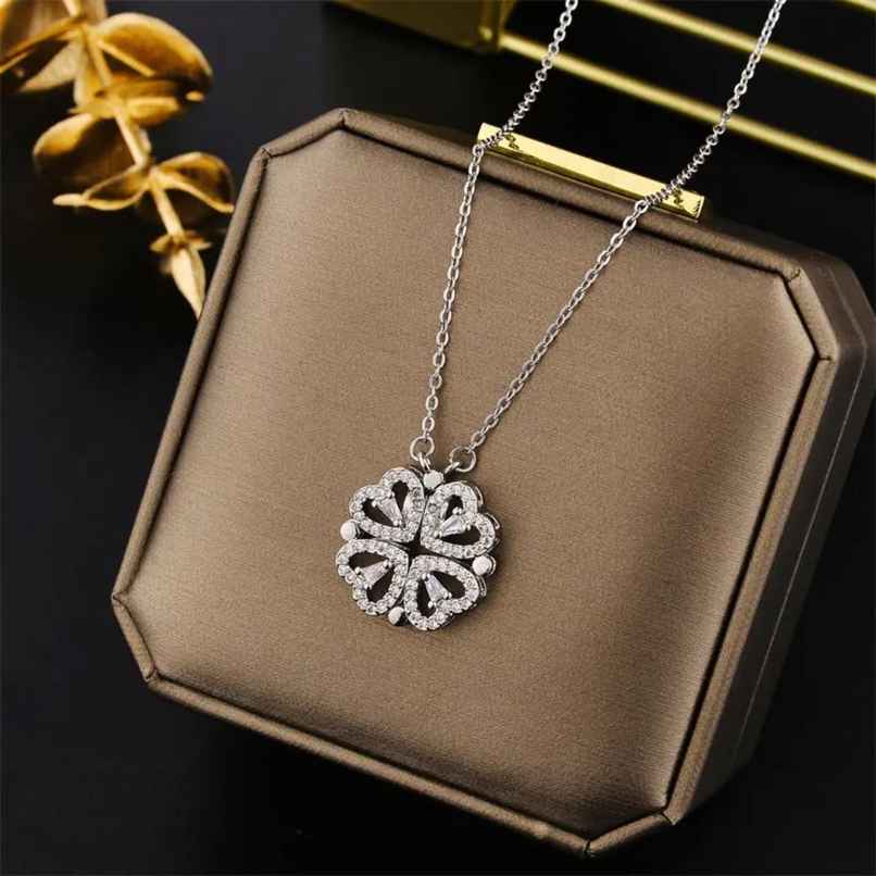 Estailo Fashion Crash A Party Heart Neckpiece | N0000436 | Silver Estailo Fashion Crash A Party Heart Neckpiece | N0000436 | Silver