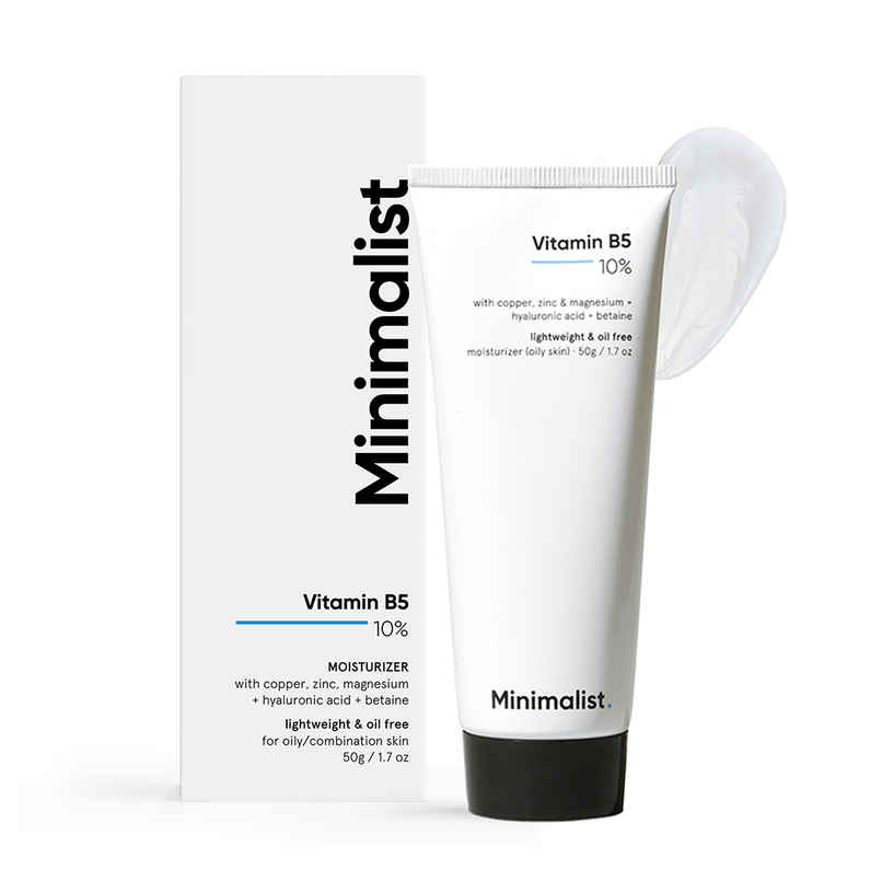 Minimalist Gel-based Moisturizer with 10% Vitamin B5 for Oily & Acne-Prone Skin Minimalist Gel-based Moisturizer with 10% Vitamin B5 for Oily & Acne-Prone Skin