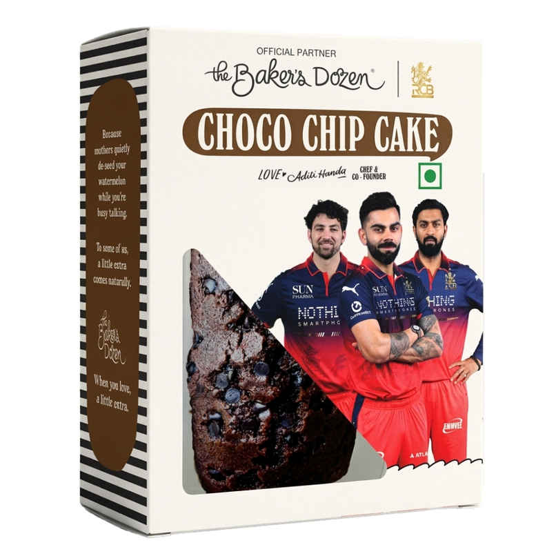 The Baker's Dozen Choco Chip Cake |Eggless Cake | Chocolate Cake | Tea Cake | Made with Cocoa Powder The Baker's Dozen Choco Chip Cake |Eggless Cake | Chocolate Cake | Tea Cake | Made with Cocoa Powder