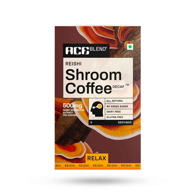 Ace Blend Reishi Mushroom Medium Roast Organic Coffee Premix