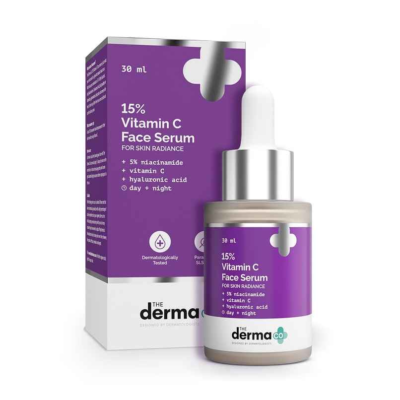 The Derma Co 15% Vitamin C Face Serum For Skin Radiance | For Men And Women The Derma Co 15% Vitamin C Face Serum For Skin Radiance | For Men And Women