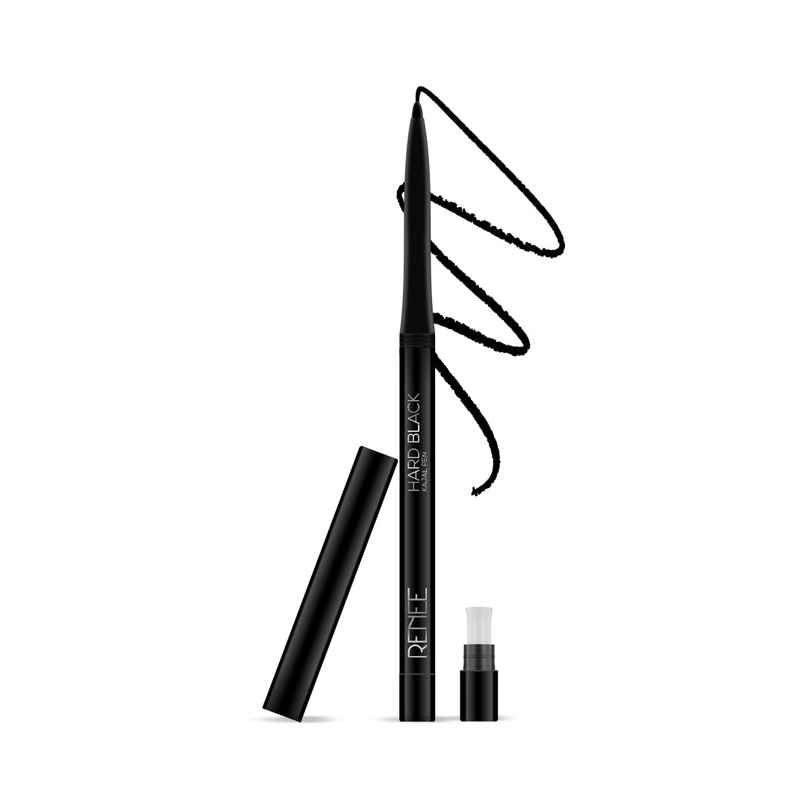 Renee Hard Black Kajal Pen With Sharpener