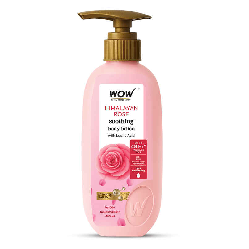 Wow Skin Science Himalayan Rose Soothing Body Lotion
