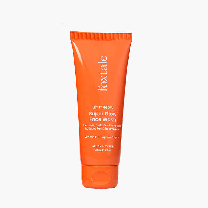 Foxtale Vit C+Papaya Enzyme Super Glow De-tan Face Wash Foxtale Vit C+Papaya Enzyme Super Glow De-tan Face Wash
