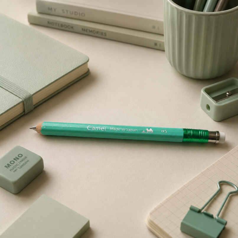 Camel Glitter Mechanical Pencil Camel Glitter Mechanical Pencil