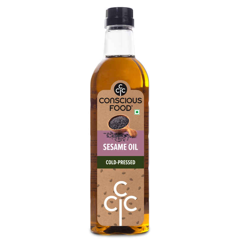 Conscious Food Sesame (Til-Gingelly) Cold Pressed Oil | Organic Natural Cooking Oil