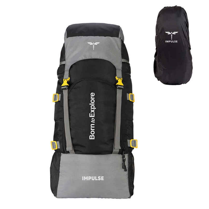 Impulse Keep Discovering Trekking Rucksack | Light Black - 60 L Impulse Keep Discovering Trekking Rucksack | Light Black - 60 L