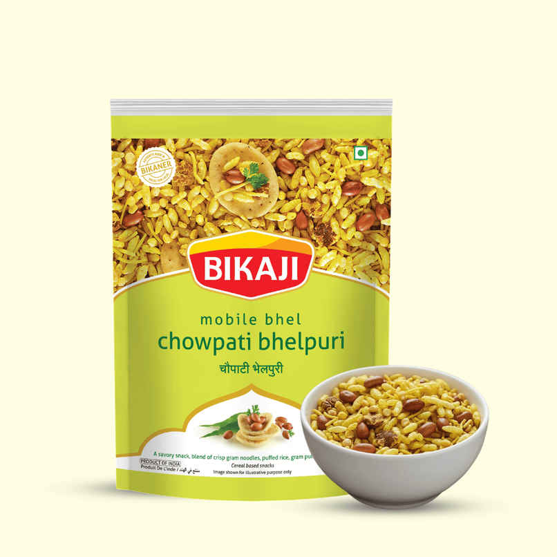 Bikaji Aslee Bikaneri - Chowpati Bhel Namkeen Bikaji Aslee Bikaneri - Chowpati Bhel Namkeen