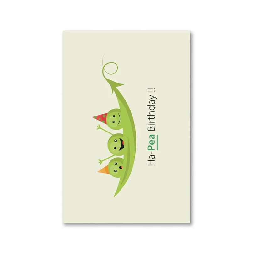 Itsy Bitsy 3d Greeting Card & Envelope Ha-pea Birthday 4 x 6 Inch Approx 2 Pc Lb