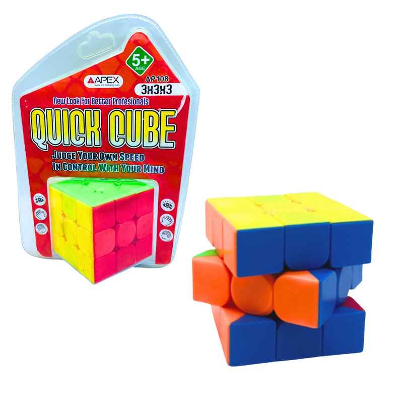 Apex 3x3 Magic Puzzle Cube | Speed Cube Brain Teaser | Educational Toy Apex 3x3 Magic Puzzle Cube | Speed Cube Brain Teaser | Educational Toy