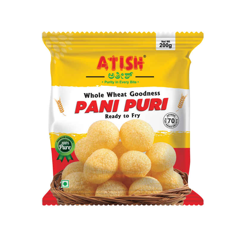 Atish Pani Puri Papad Atish Pani Puri Papad