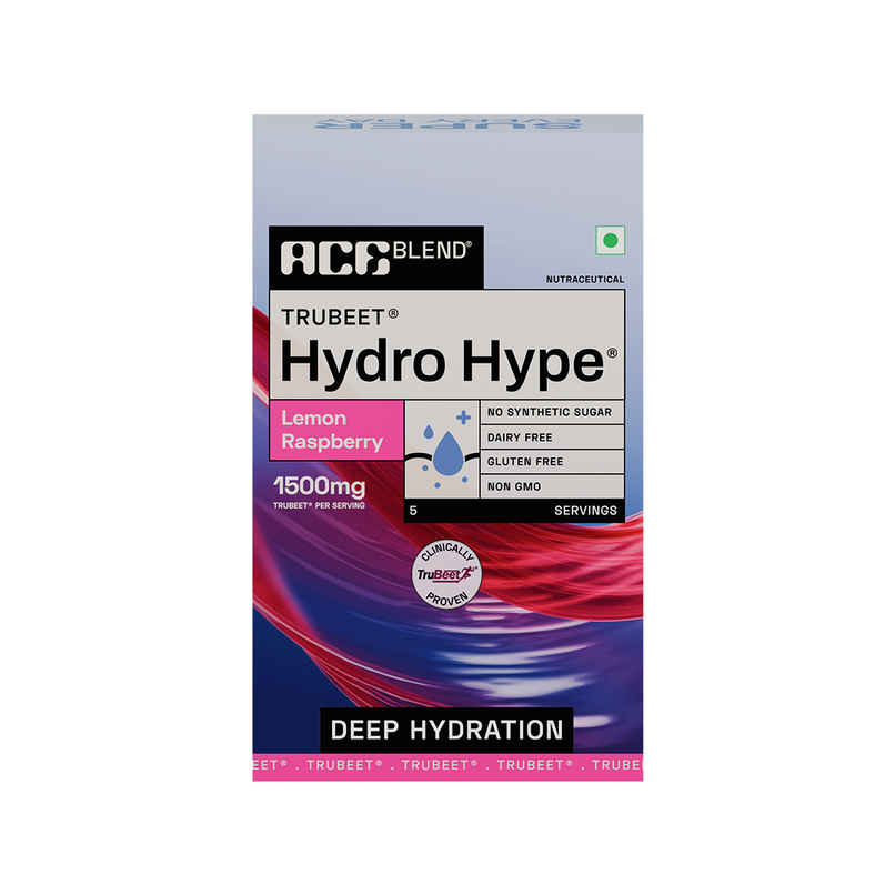 Ace Blend Hydration Powder Sachets Lemon Raspberry | Instant Electrolyte Replenishment