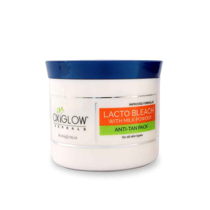 Oxyglow Herbals Lacto Bleach Cream Enriched With Milk Powder | Removes Tan & Hydrates The Skin