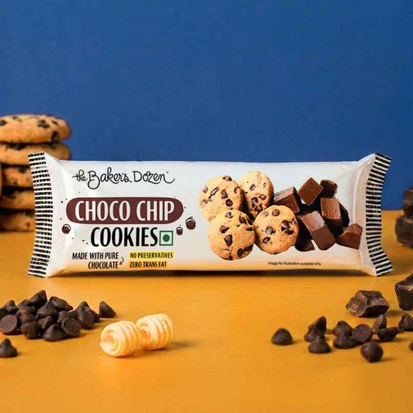 The Baker's Dozen Chocochip Cookies, Zero Preservatives