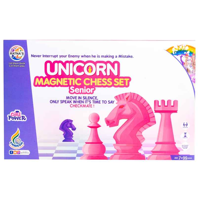 Ratna's Unicorn Magnetic Chess Set Sr Ratna's Unicorn Magnetic Chess Set Sr