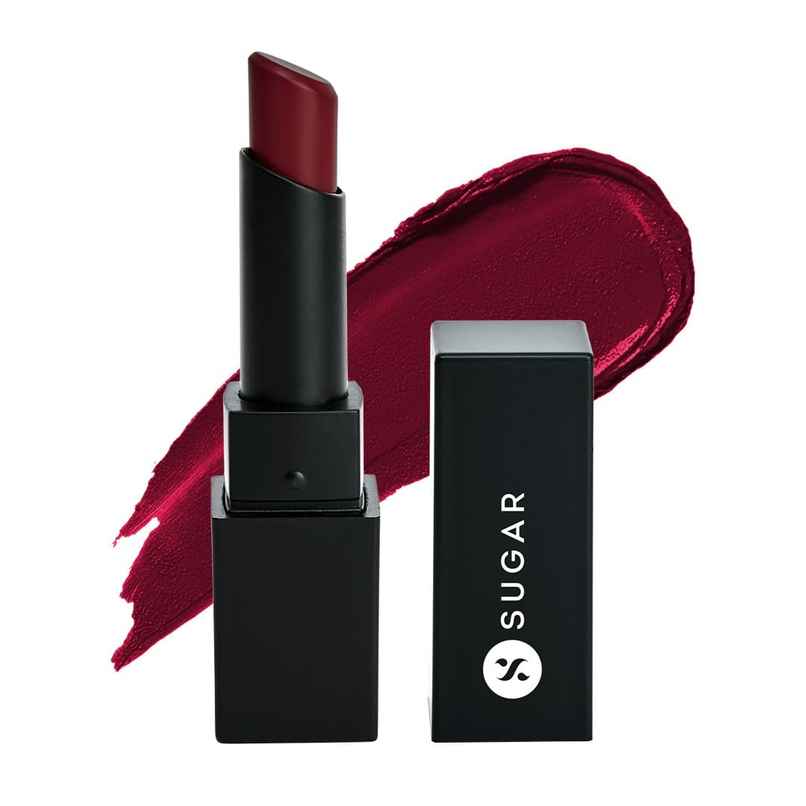 SUGAR Cosmetics Nothing Else Matter Lipstick - Red Herring | Long Lasting
