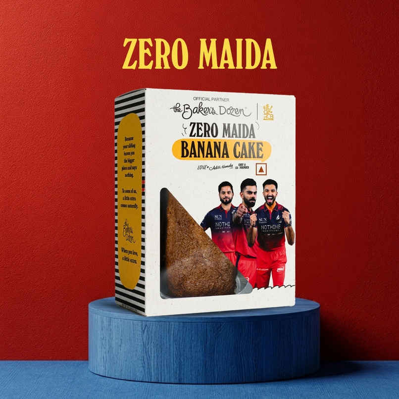 The Baker's Dozen Zero Maida Banana Cake | Fruit Cake | No Palm Oil