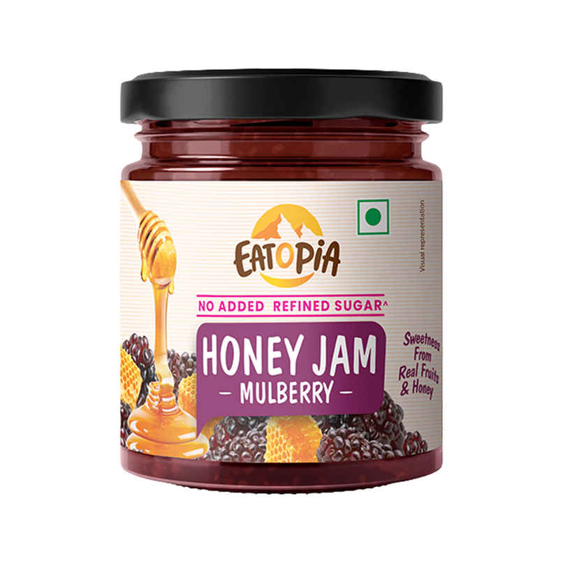 Eatopia Healthy Mulberry Honey Jam (No Refined Sugar & Preservatives ) Eatopia Healthy Mulberry Honey Jam (No Refined Sugar & Preservatives )