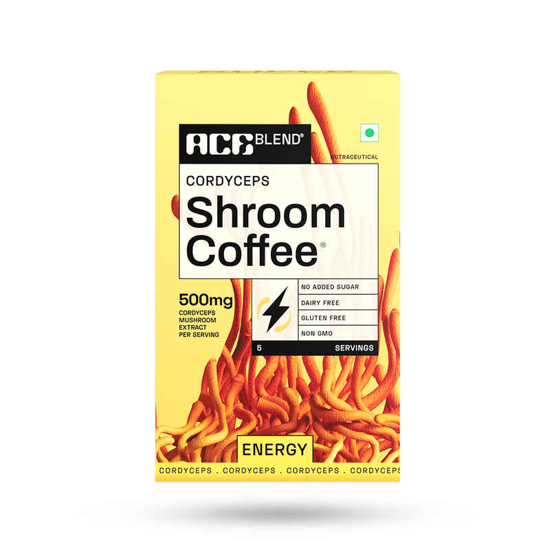 Ace Blend Cordyceps Mushroom Medium Roast Organic Coffee Premix