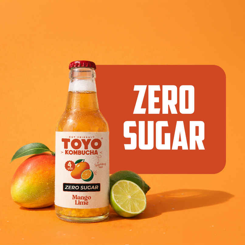 Toyo Kombucha Zero Sugar Mango Lime