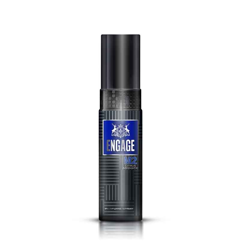 Engage M2 Perfume Spray for Men 120ml | Citrus & Amber | 24 hr Freshness | Long Lasting Engage M2 Perfume Spray for Men 120ml | Citrus & Amber | 24 hr Freshness | Long Lasting