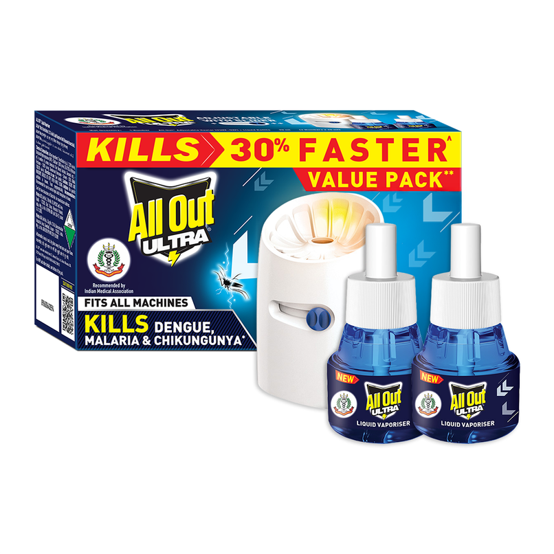 All Out Ultra Power + Slider Mosquito Repellent ( Machine + Refills )