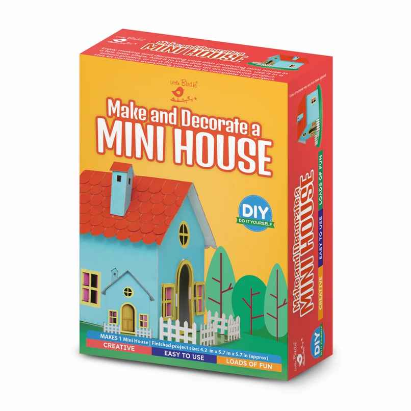 Itsy Bitsy Diy Make and Decorate a Mini House Kit 1it Box Lb