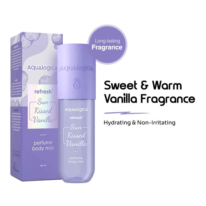 Aqualogica Refresh & Sun Kissed Vanilla Perfume Body Mist
