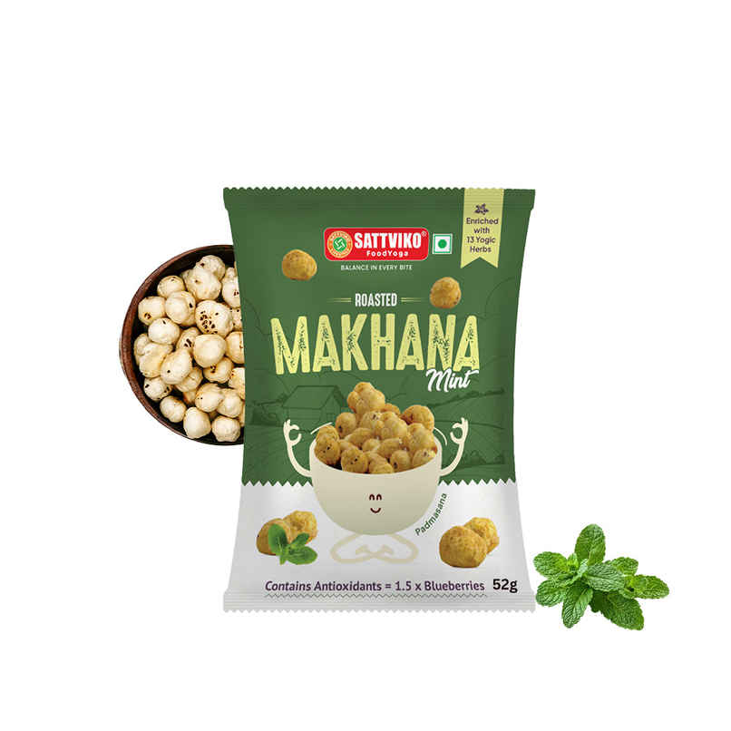 Sattviko Antioxidant Mint Roasted Makhana