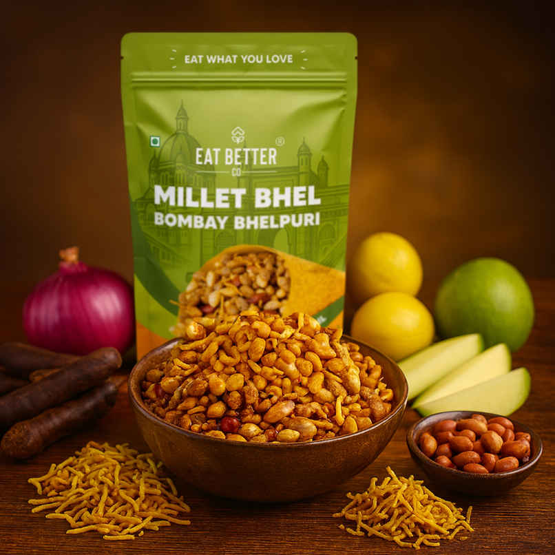 Eat Better Co Millet Bhel | Bombay Bhelpuri