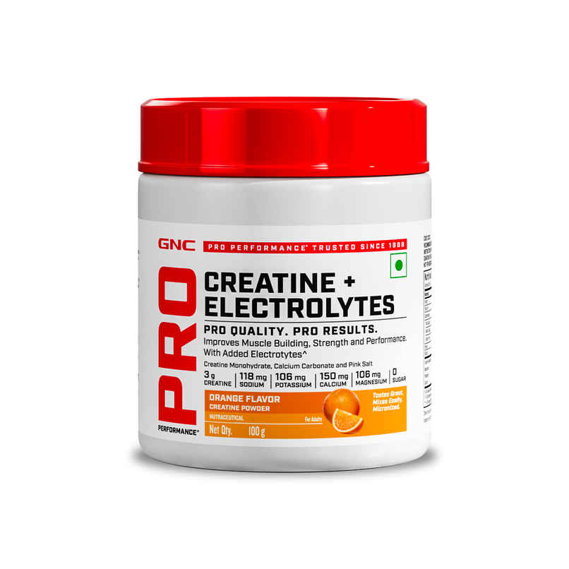 GNC Creatine + Electrolytes Boosts Muscle Growth, Hydration, Energy & Recovery - Orange GNC Creatine + Electrolytes Boosts Muscle Growth, Hydration, Energy & Recovery - Orange