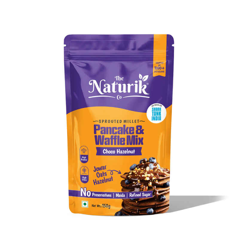 The Naturik Co High Protein Millet Pancake | Hazelnut
