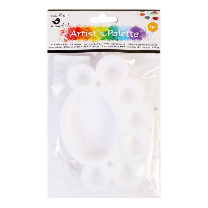 Itsy Bitsy Artist Colour Mixing Palette 8 Wells 5.5 x 3.75 Inch Ib