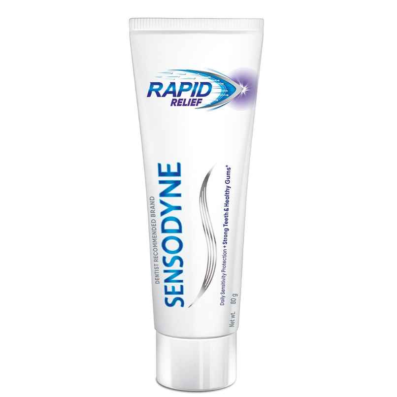 Sensodyne Rapid Relief Sensitive Toothpaste, Sensitivity Protection From 1st Use Sensodyne Rapid Relief Sensitive Toothpaste, Sensitivity Protection From 1st Use