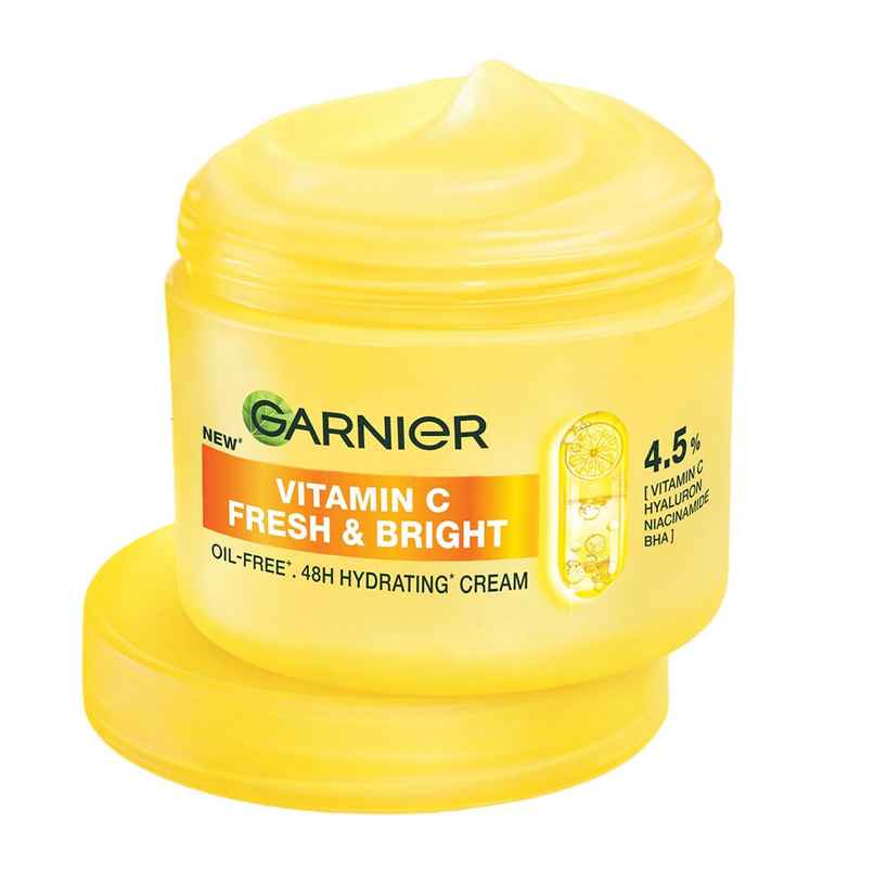 Garnier Fresh & Bright Vitamin C Sorbet Moisturizer, 4.5% Vit C + Hyaluronic Acid + Niacinamide