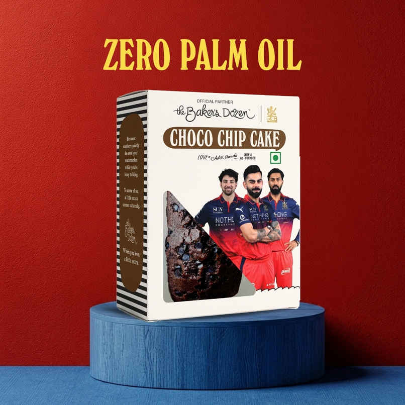 The Baker's Dozen Choco Chip Cake |Eggless Cake | Chocolate Cake | Tea Cake | Made with Cocoa Powder