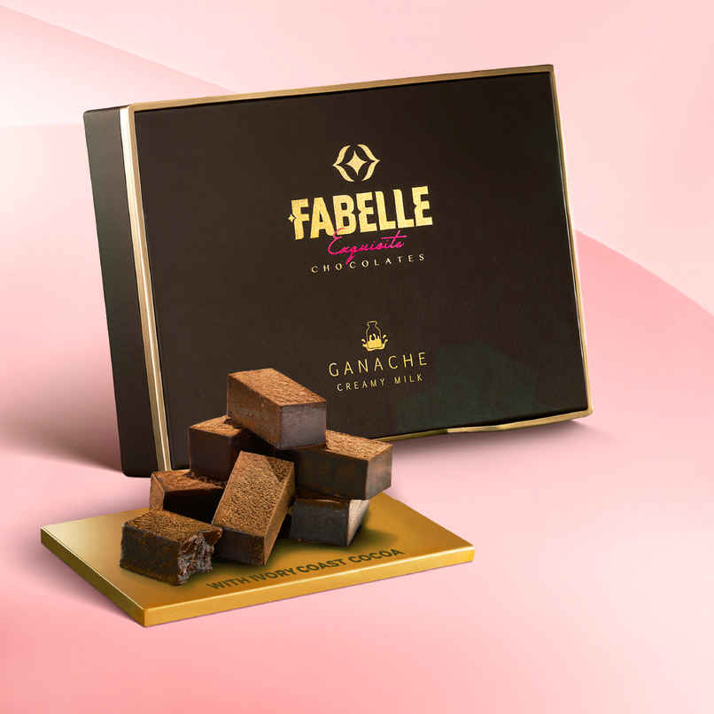 Fabelle Ganache Creamy Milk- 20 Smooth Handcrafted Chocolate Cubes Combo Fabelle Ganache Creamy Milk- 20 Smooth Handcrafted Chocolate Cubes Combo