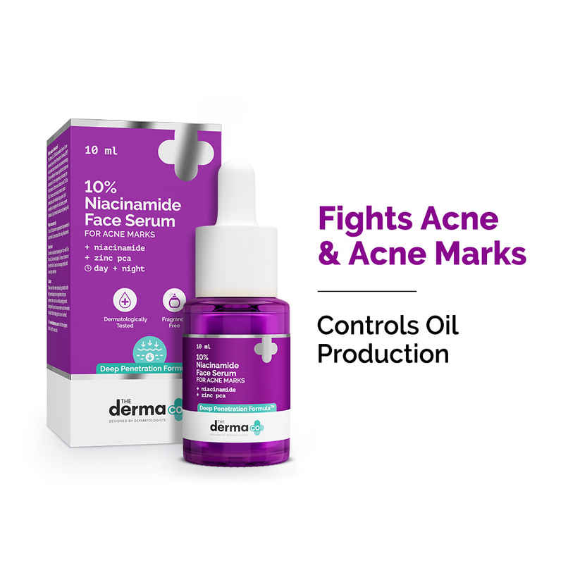 The Derma Co 10% Niacinamide Face Serum For Acne Marks The Derma Co 10% Niacinamide Face Serum For Acne Marks