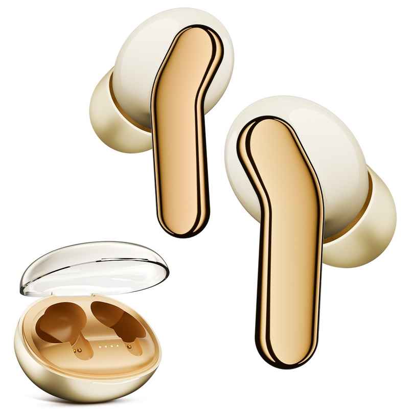 Mivi DuoPods i6 TWS | Engineered for Athletes | 13 mm Bass | 55H Playtime | Beige | True Wireless Mivi DuoPods i6 TWS | Engineered for Athletes | 13 mm Bass | 55H Playtime | Beige | True Wireless