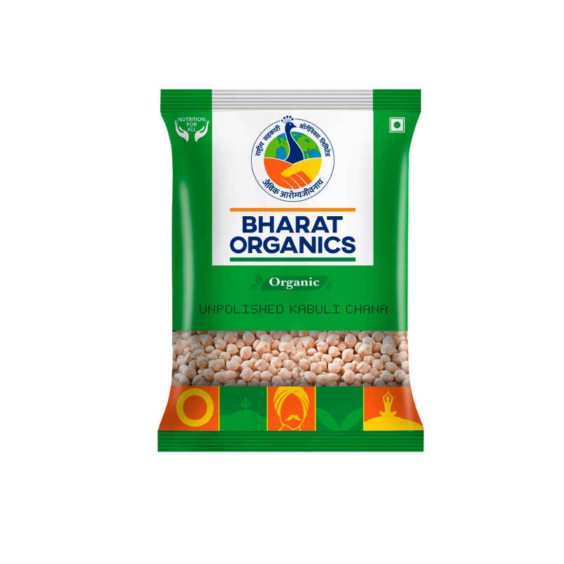 Bharat Organics Unpolished Kabuli Chana Bharat Organics Unpolished Kabuli Chana