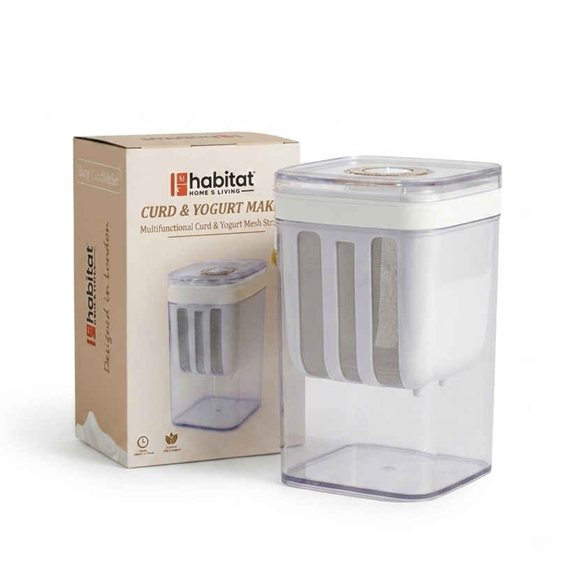 Habitat Premium Curd and Yogurt Maker | Appliance for Homemade Yogurt and Curd Habitat Premium Curd and Yogurt Maker | Appliance for Homemade Yogurt and Curd
