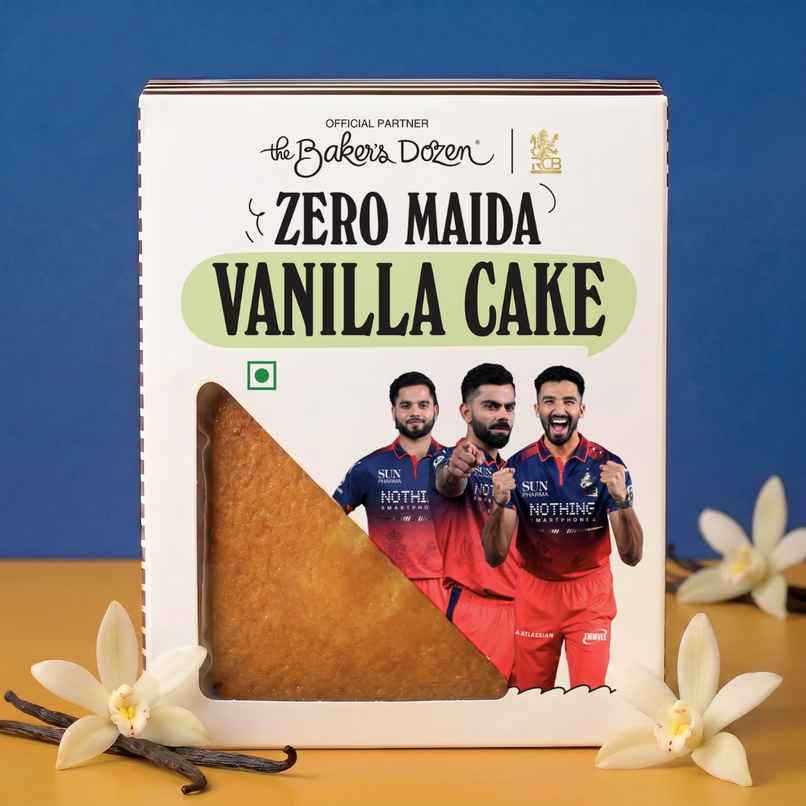The Baker's Dozen Vanilla Cake | Zero Maida | Eggless The Baker's Dozen Vanilla Cake | Zero Maida | Eggless