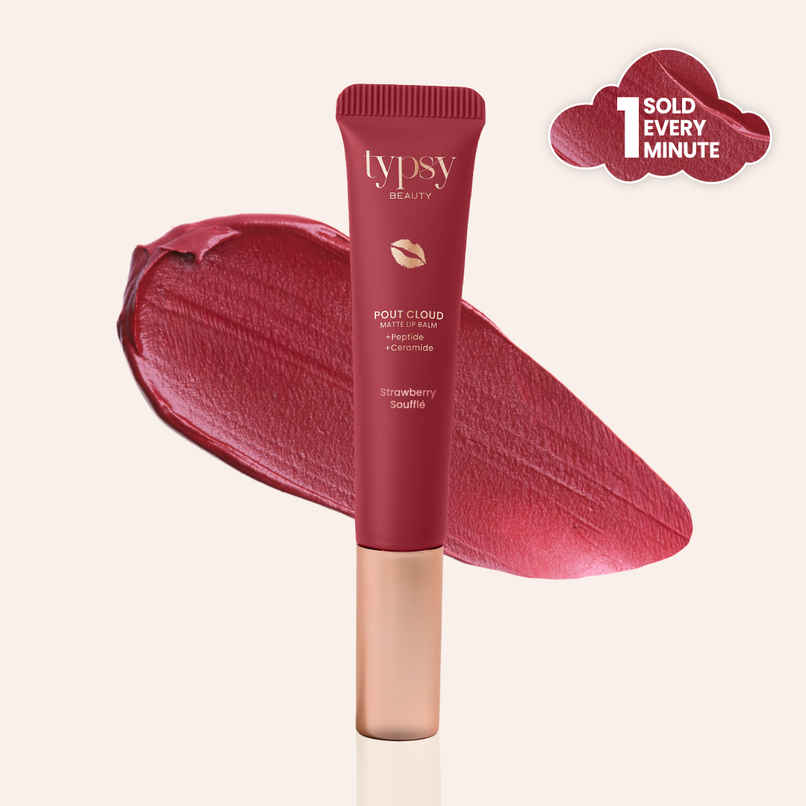 Typsy Beauty Pout Cloud Matte Lip Balm Strawberry Souffle