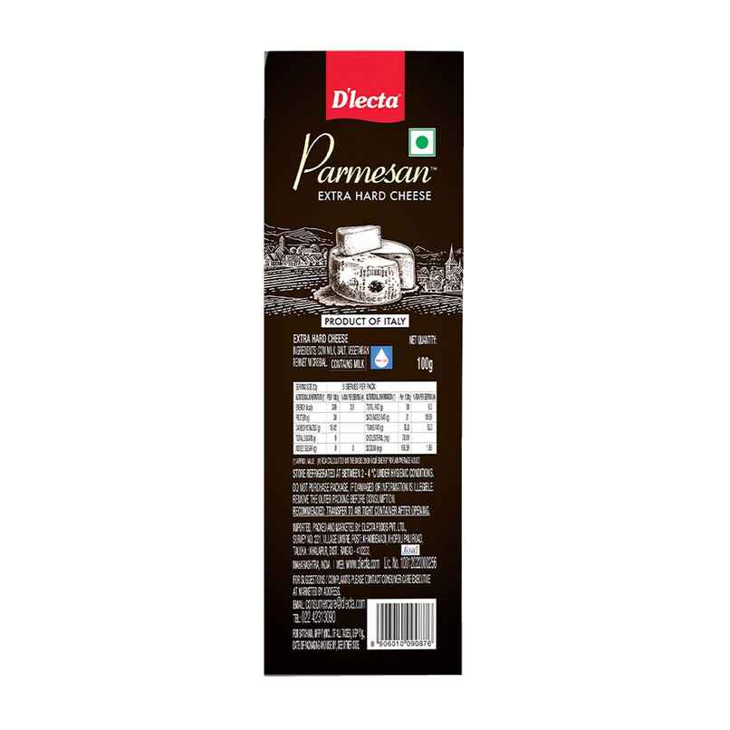 D'lecta Parmesan Extra Hard Cheese Blocks | Nutty, Umami Rich