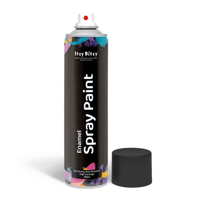 Itsy Bitsy Spray Paint Glossy Black 300 ml Ib Itsy Bitsy Spray Paint Glossy Black 300 ml Ib