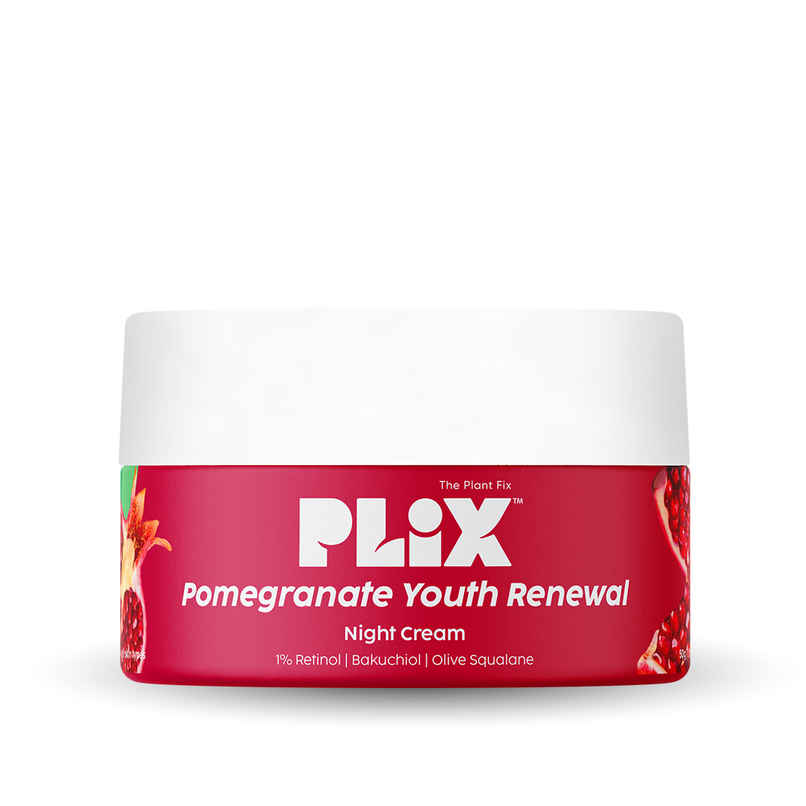 Plix Pomegranate Retinol Cream for Fine Lines & Wrinkles | Retinol, Bakuchi Oil & Pentavitin Plix Pomegranate Retinol Cream for Fine Lines & Wrinkles | Retinol, Bakuchi Oil & Pentavitin