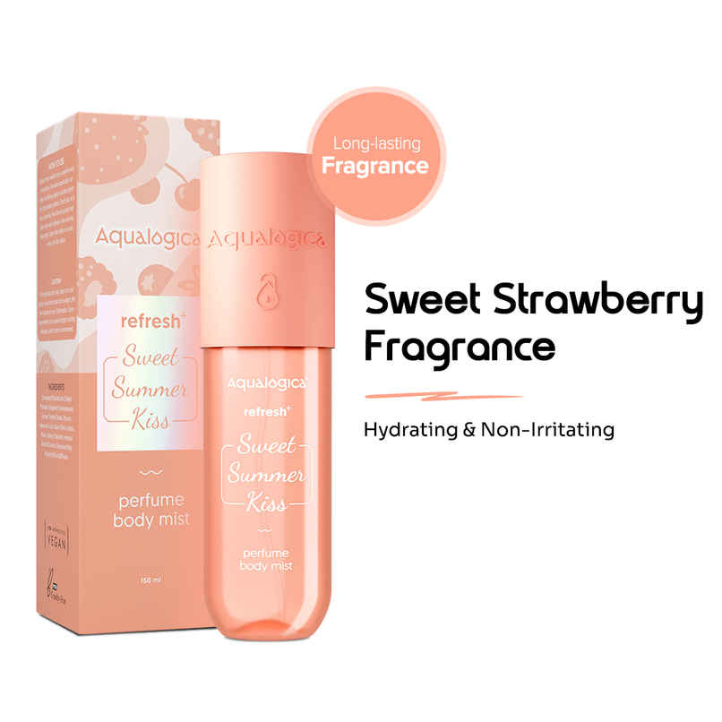Aqualogica Refresh Sweet Summer Kiss Perfume Body Mist | Tested On GenZ