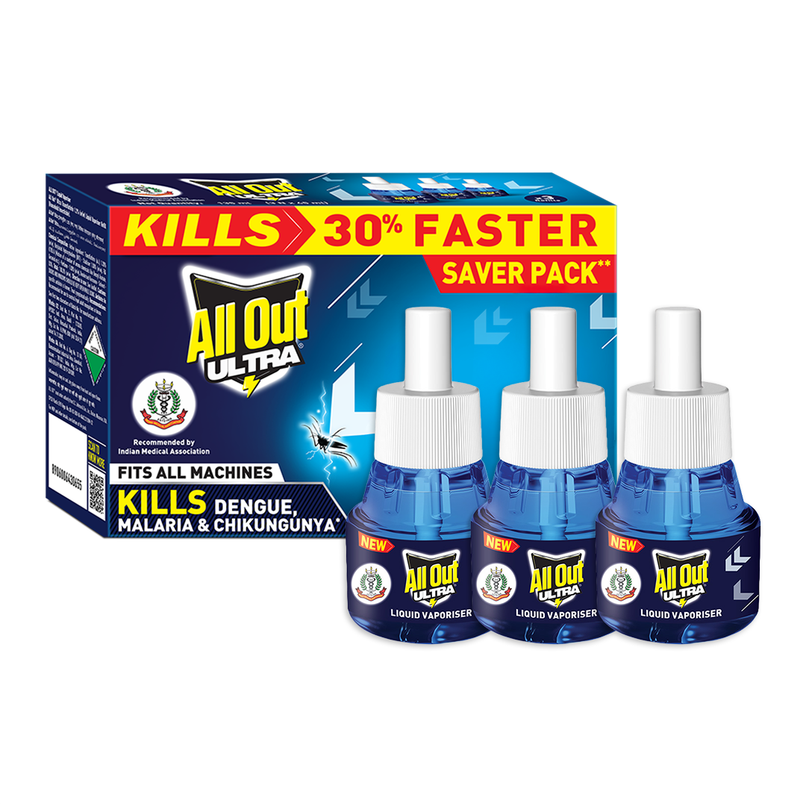 All Out Ultra | 3 Refills | Mosquito Repellent