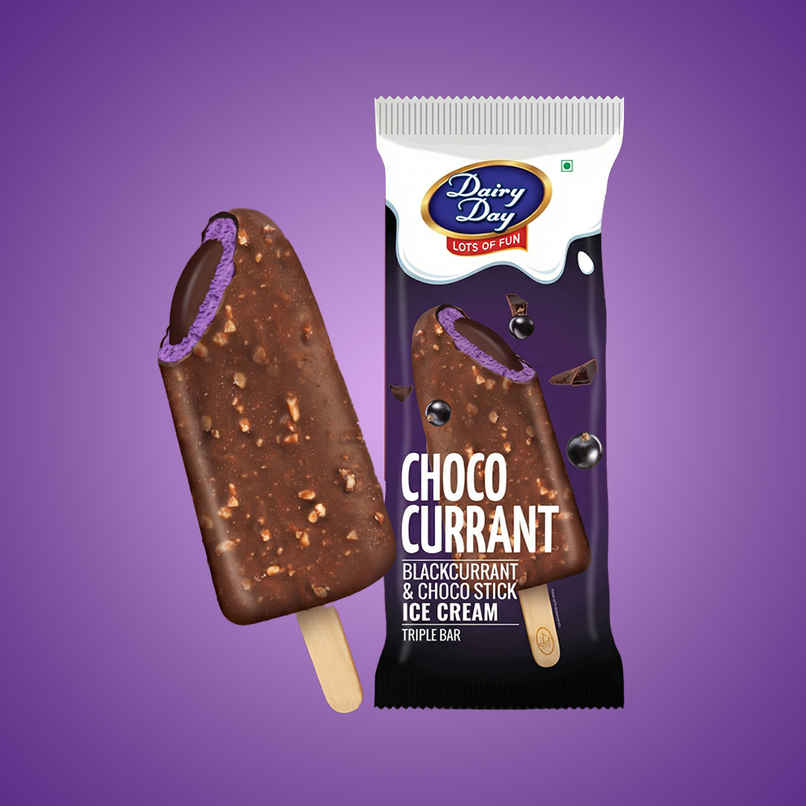 Dairy Day Choco Currant Triple Bar Ice Cream Stick Dairy Day Choco Currant Triple Bar Ice Cream Stick